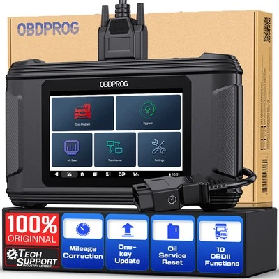 OBDPROG M500 Car OBD2 Odometer Correction Mileage Adjustment Oil Service Reset - Image 1 of 4