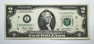 2003 $2 Federal Reserve Star Note Minneapolis - Picture 1 of 2