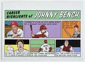 2022 Topps Heritage - 1973 Topps Comics #73TC-31 Johnny Bench - Picture 1 of 2