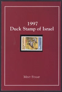 ISRAEL (ITEM0269) SUPERB FOLDER - 1997 DUCK STAMPS of ISRAEL - MALLARD DUCK - Bild 1 von 3