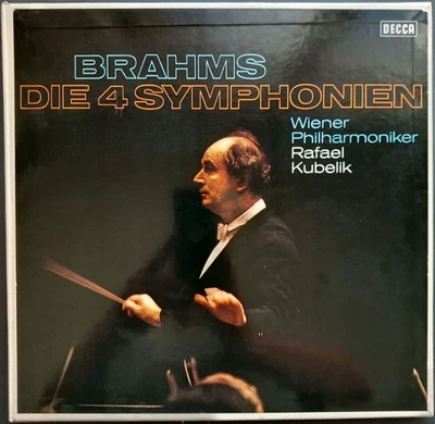 Brahms - 4 Symphonies, KUBELIK, VPO, 3 LP Box, Decca SMA 25050-D 1-3, STEREO - Bild 1 von 4