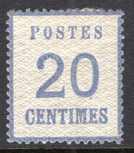 FRANCE / ALSACE-LORRAINE 1870 ISSUE / Y&T # 6 MINT MH SIGNED CALVES / CV 300$ - Picture 1 of 3