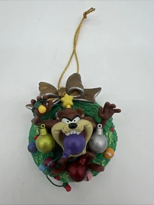 1999 Looney Tunes Tazmanian Devil Christmas Ornament Warner Brothers Taz - Picture 1 of 4