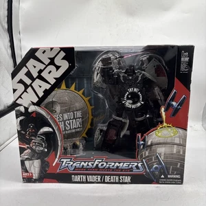 TRANSFORMERS STAR WARS DARTH VADER DEATH STAR FIGURE 2007 HASBRO NO SABER - Picture 1 of 5