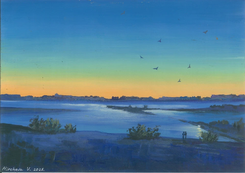 pintura original A4 68MhV obras de arte pinturas al óleo paisaje moderno Foto 1 de 1