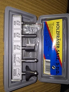 Holzfräsersatz 5- Teilig  Oberfräse - Bild 1 von 3