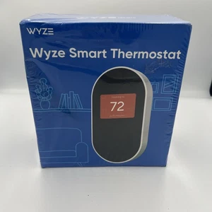 NEW Wyze Smart Thermostat WTHERM WiFi 2.4GHz 24VAC Works with Alexa/Google A14 - Picture 1 of 5