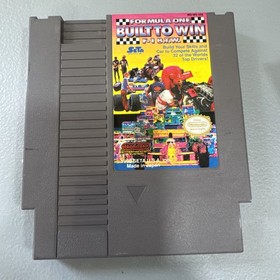 Formula One: Built to Win Nintendo NES