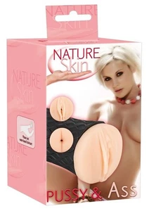 MASTURBATORE PUSSY & ASS NATURE SKIN UOMO TPE REALISTICO - Foto 1 di 6