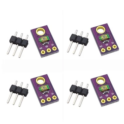 4Pcs TEMT6000 Light Sensor Module Analog Intensity Visible...  - Image 1 of 4