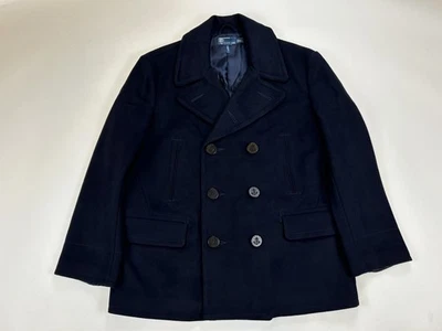 *MINOR DEFECT* Polo Ralph Lauren Men's Pea Coat - Navy - Size: XXL - Imagem 1 de 4