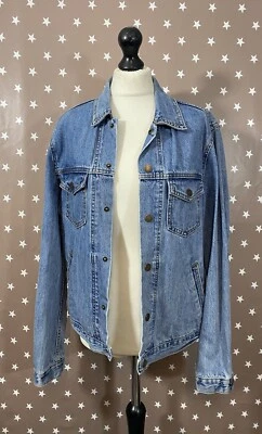 Chaqueta de mezclilla azul claro mediana para hombre MNG hombre Foto 1 de 4