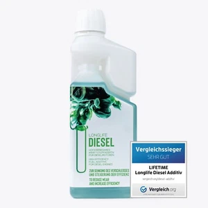 LIFETIME Longlife Diesel Additiv Kraftstoff Zusatz, 500ml reicht für 500L Diesel - Bild 1 von 7
