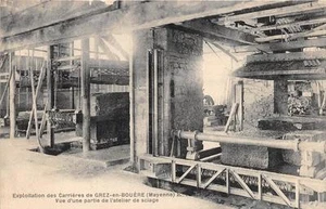 CPA 53 EXPLOITATION DES CARRIERES DE GREZ EN BOUERE E.ANDRE VUE D´UNE PARTIE DE - Picture 1 of 2