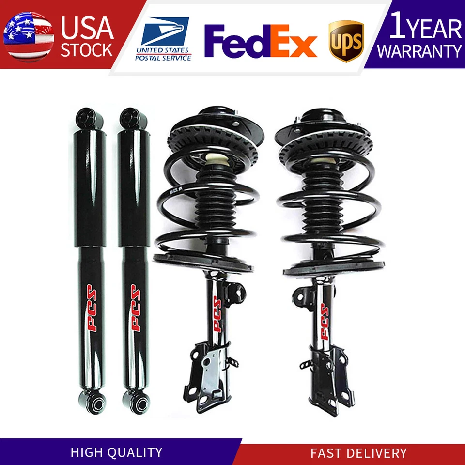 Комплект из 4 передних и задних амортизаторов FCS для 2001-2007 DODGE CARAVAN FWD - Изображение 1 из 4