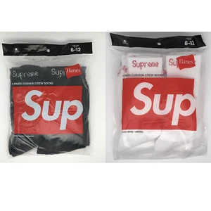 Paquete de 4 calcetines Supreme Hanes - Imagen 1 de 9