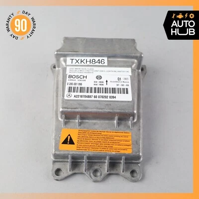07-14 Mercedes W216 CL600 S600 S550 Airbag Sensor SRS Módulo de Controle OEM - Imagem 1 de 4
