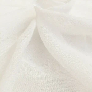 210cm Wide Off White 100% Cotton Gauze Mesh Fabric Cheese Cloth Craft Muslin DIY - Picture 1 of 4