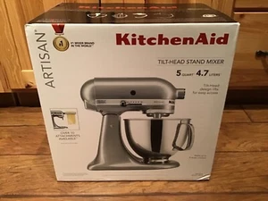 NEW Artisan KitchenAid 5 Quart Tilt-Head Stand Mixer KSM150PSMC - Picture 1 of 2