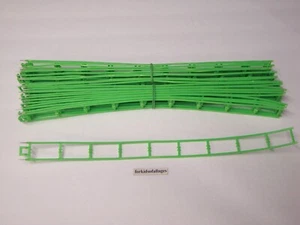24 Micro Knex Track Green 16" Straight w/ Pins K'nex Roller Coaster Parts - Picture 1 of 2