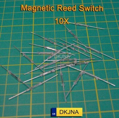 10X Reed Switch 10W Normally Open Magnetic Induction door Switch - Image 1 of 4