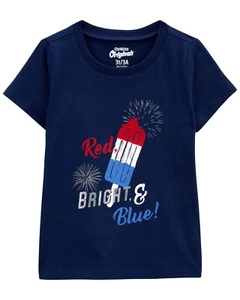 NWT OshKosh Patriotic Top Girl's Size 5/5T - Picture 1 of 1