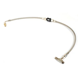 40" AN4 Oil Feed Line w/ Filter for 1/8"NPT Oil Feed w/1/8NPT T-Fitting - Picture 1 of 11