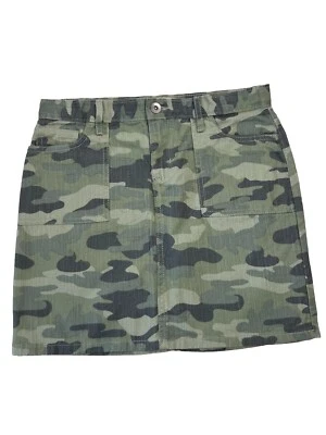 NWT  Children’s Place Camo Denim Skirt Girls Size 12 Adjustable Waist Pockets - Image 1 of 4