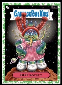 2020 Garbage Pail Kids Series 2 Booger Green #27b DOT ROCKET