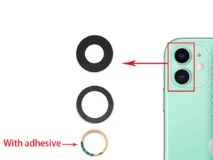 iPhone 11 Replacement Rear Camera Glass Lens with Adhesive - Picture 1 of 1