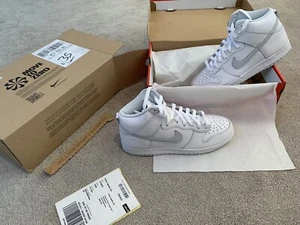 Nike Dunk High Hi SP White Pure Platinum UK Size 7.5 EUR 42 Deadstock - Picture 1 of 12