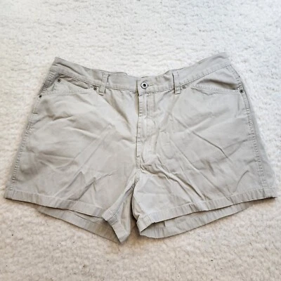 Vintage Old Navy Blue Jeans Chino Shorts 18 Beige Khaki Mid Length Casual - Image 1 of 4