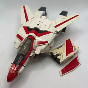 TRANSFORMERS (Hasbro, 1985) Bandai G1 JETFIRE AUTOBOT White Working VINTAGE - Picture 1 of 11