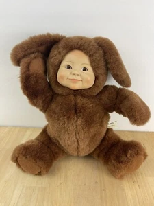 Vintage Center Stage Baby Haustiere Plüschhase Kaninchen Puppe 10" Vinyl Gesicht 1990er - Bild 1 von 7