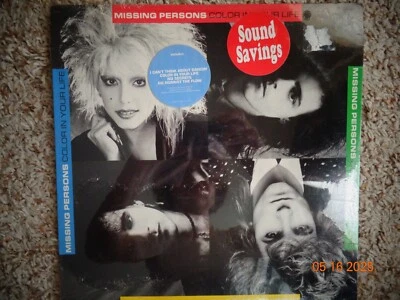 MISSING PERSONS COLOR IN YOUR LIFE SEALED LP VINYL ALBUM PROMO 12" New - Image 1 of 2