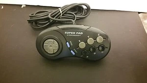 NEW Controller Gamepad for Sega Genesis and Sega CD Interact 6 Button Superpad - Picture 1 of 1