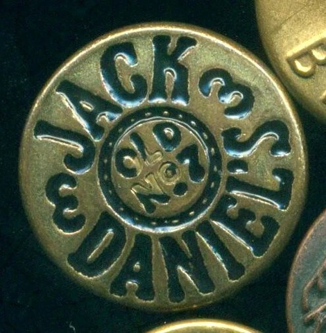 Jack Daniels Old No 7 Pants Stud Button Cover