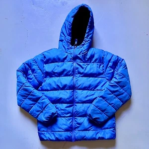 SWISS TECH Youth Hooded Fleece Lined Blue Puffer Jacket- Size XXL (18) - Picture 1 of 6