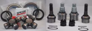 FORD 98-04 F250 F350 SUPERDUTY DANA 50/60 FRONT AXLE SEALS + U + BALL JOINTS KIT - Picture 1 of 4