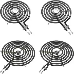 GE & Hotpoint Range Stove Top Burner Element Kit - 4 Pack Replacement - Picture 1 of 7