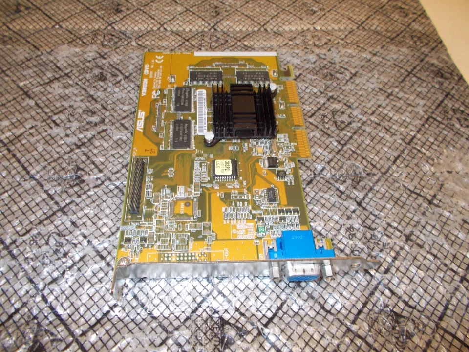 Asus V3800M Nvidia RIVA TNT2 32MB VGA 2X AGP Video Card - Image 1 of 1