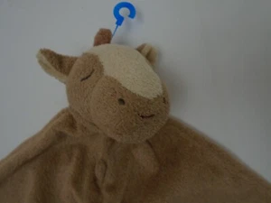 Angel Dear Horse Baby Security Blanket Lovey Lovie Farm Animal Brown - Picture 1 of 8