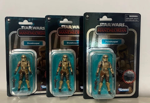 Kenner Star Wars Mandalorian Carbonized Shoretrooper Figure Vintage Collection Cover
