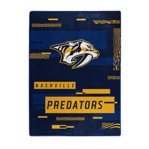 Nashville Predators 60x80 Digitize Design Raschel Throw Blanket [NEW] NHL Fleece Cover