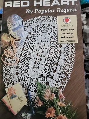 Red Heart By Popular Request Book 350 1990 Fourth Edition - Image 1 of 4