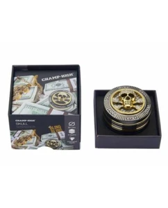 Grinder tritatabacco champ high skull 4 parti 50mm chiusura magnetica - Foto 1 di 4