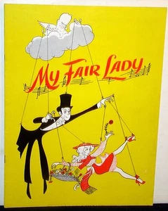 My Fair Lady Theatre Program Edward Mulhare Pamela Charles 1959 - Picture 1 of 3