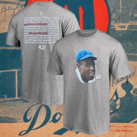 SALE !! Jackie Robinson Day Team 42 Los Angeles Dodgers Unisex T-Shirt S-3XL Cover