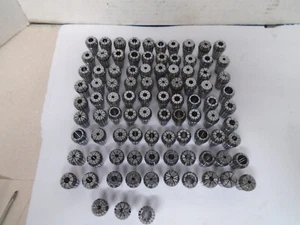 93 PCS KENNAMETAL / SYIC / OTHERS ER16 SPRING COLLET SIZE VARIOUS - Picture 1 of 4