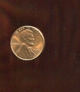 1956 LINCOLN CENT CH GEM BU (B969 ) LOTS OF LUSTER - Picture 1 of 2